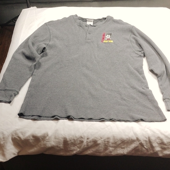 Disney store Mickey men's XL long sleeved top - Picture 1 of 10